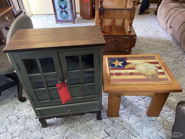 End table & cabinet, #2871